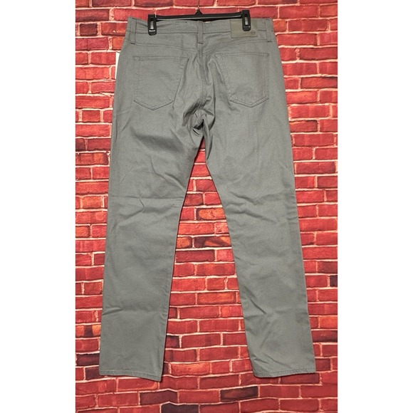 AG Adriano Goldschmied Everett Slim Straight Grey Pants 32x32 New NWT $198
